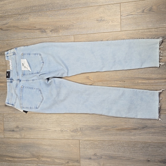 Mavi light wash Viola high rise slim straight leg cropped jeans size 27/29, NWT - Picture 7 of 15